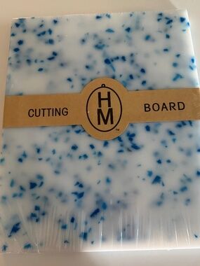 HAZEL MAZEL | Blue & White Terrazzo Cutting BOARD | Charcuterie BOARD | NEW